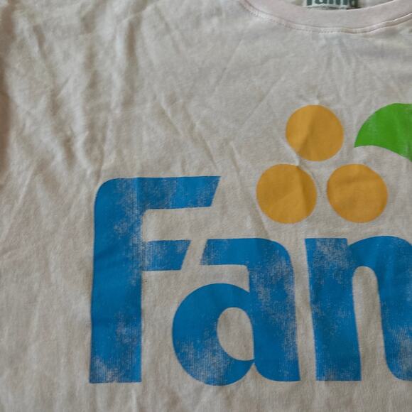 NEW‎ Fanta Oversized Short Sleeve Graphic Print T-Shirt Pink Women's Size XXL - Picture 4 of 7